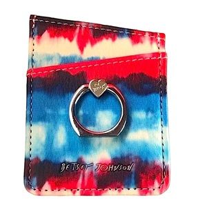 BETSY JOHNSON: NWT Stick-on Phone Ring Wallet